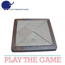 Handmade Wooden Puzzle Tangram para Crianças